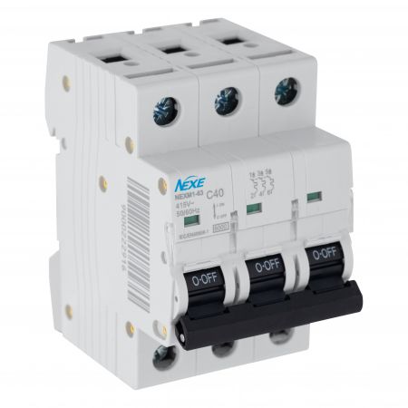 NEXE 3P 40A MINIATURE CIRCUIT BREAKER 6KA